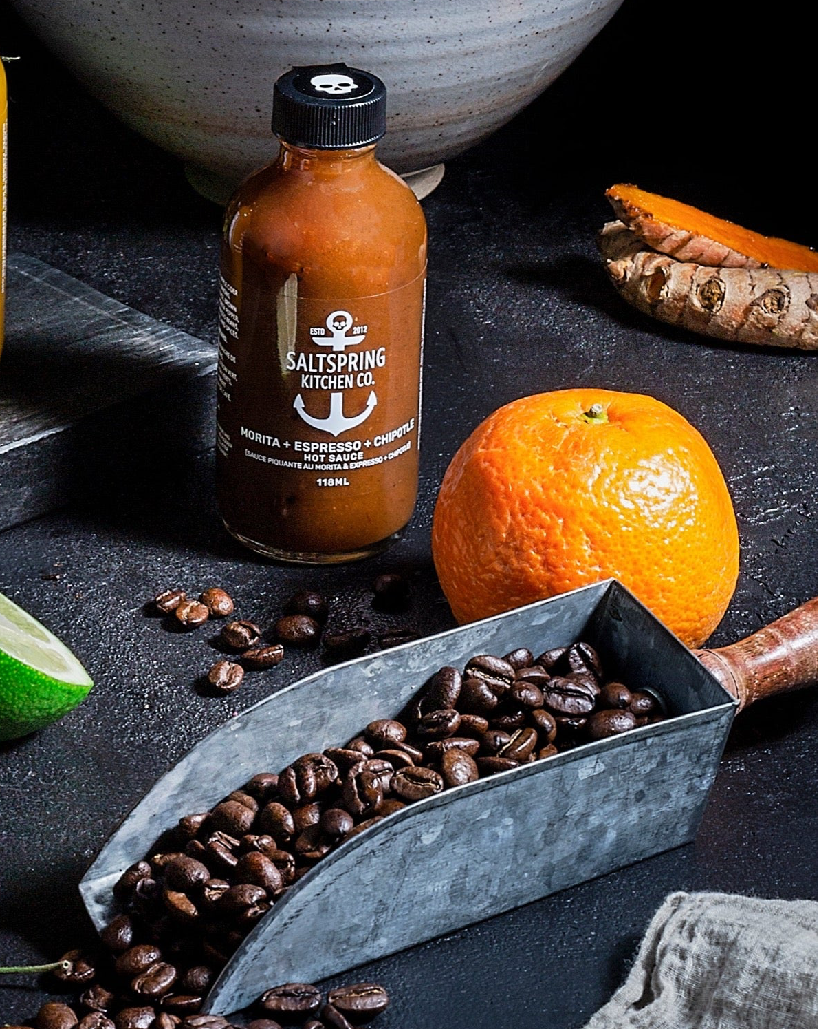 Morita + Espresso + Chipotle Hot Sauce